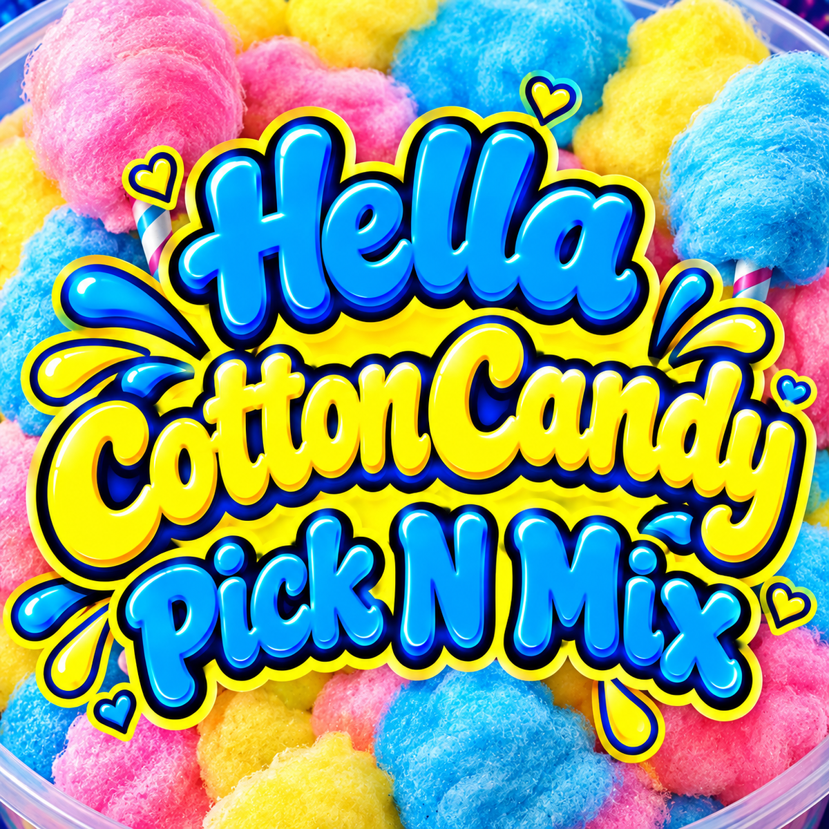 Hella Cotton Candy Pick N Mix
