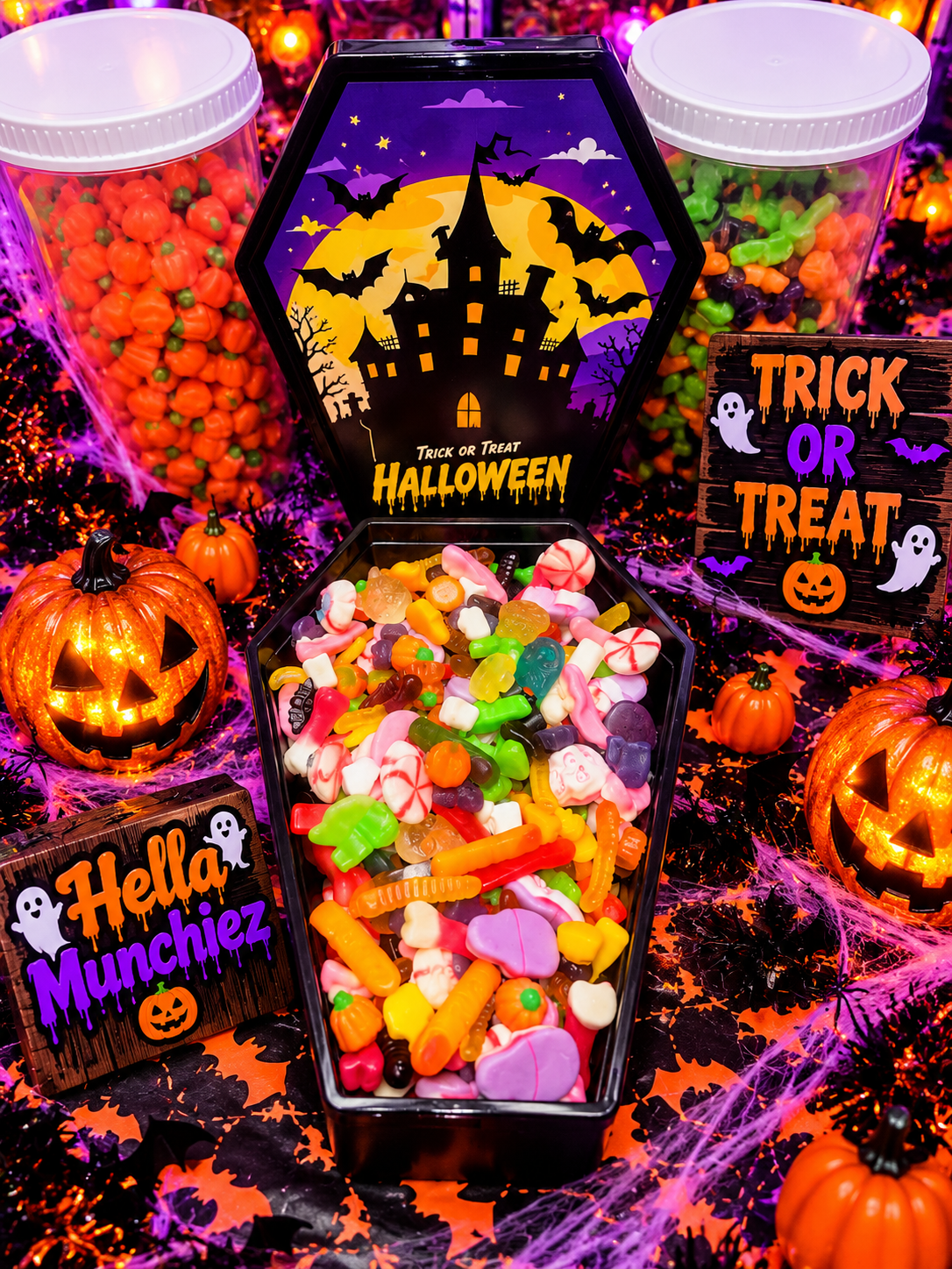 Halloween Coffin Container 5lbs